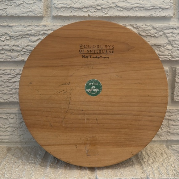 Woodbury Woodenware, Handcrafted wall, decor, display plates, trivet vintage - Picture 7 of 7